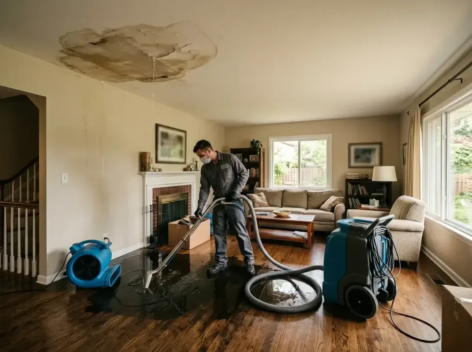 attic-pipe-burst-ceiling-drip-008 — frequently asked questions, Water Damage Restoration & Carpet Care in Old Mystic, CT
